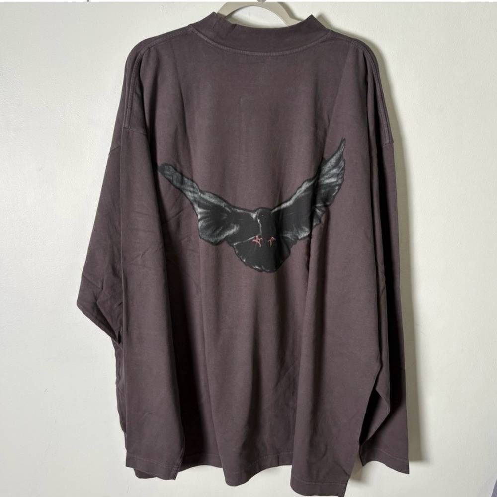 Yeezy Balenciaga for Gap Black Sweatshirt with Dove Design XL